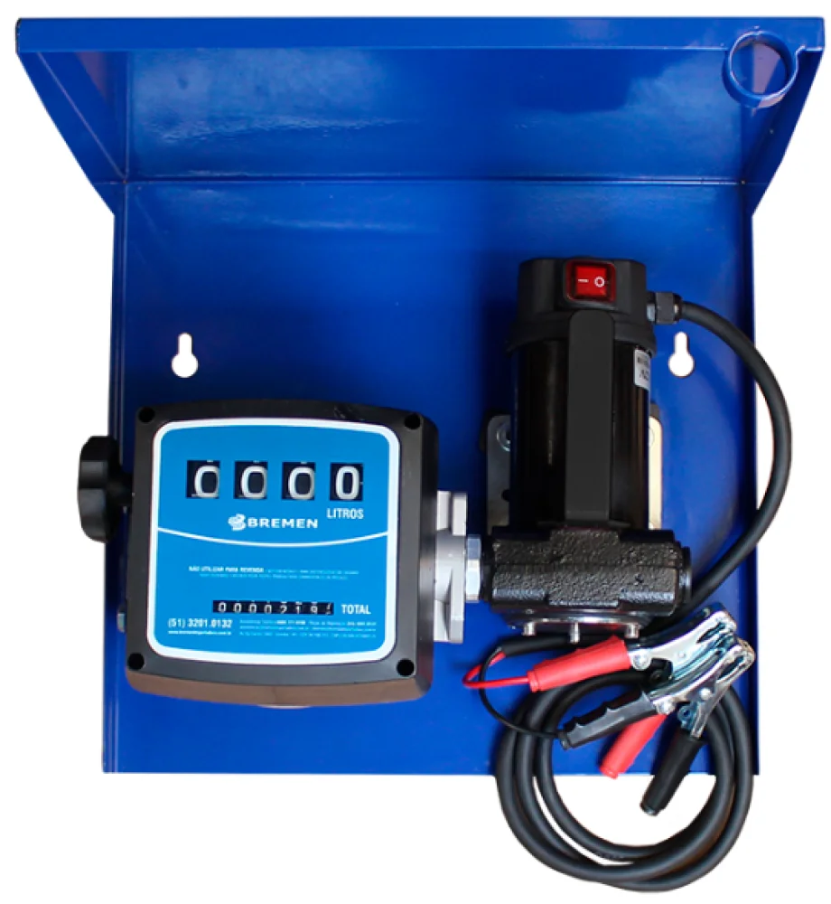 Kit Bomba de Abastecimento 12V, Vazão 40L/Min 155W com Bico Automático - Bremen-8830900