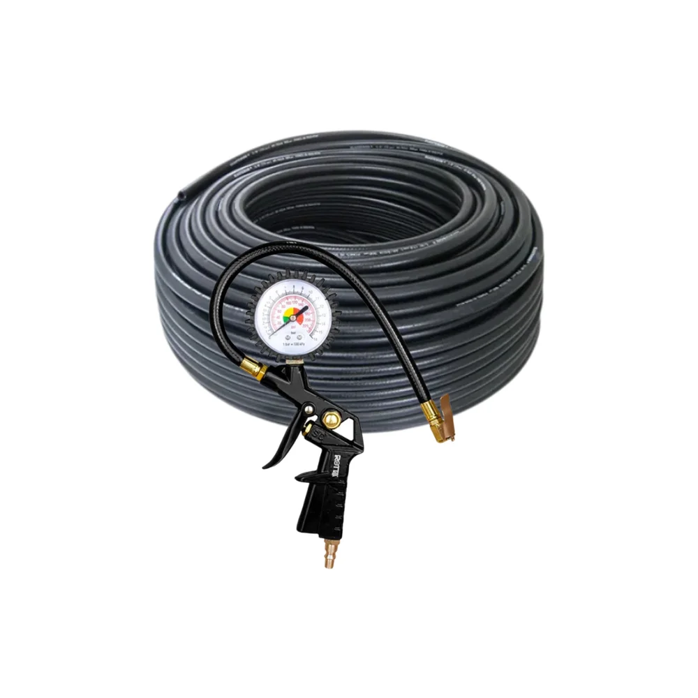 Kit Borracharia com Compressor de ar 20 PCM à Gasolina e Acessórios - Pressure-9003
