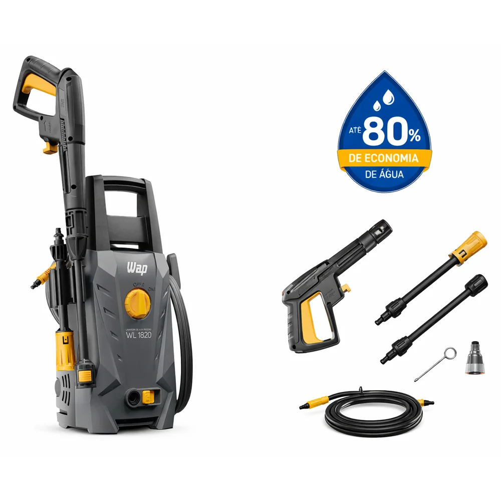 Lavadora de Alta Pressão 1400W 1500 PSI WL 1820 – Wap-FW009451