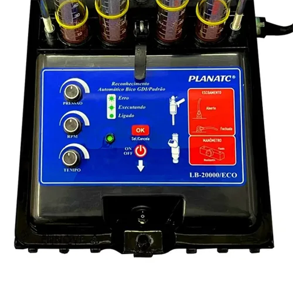 Máquina De Limpeza E Teste De Bico GDI Solenoide - PLANATC - LB200000ECO-FC