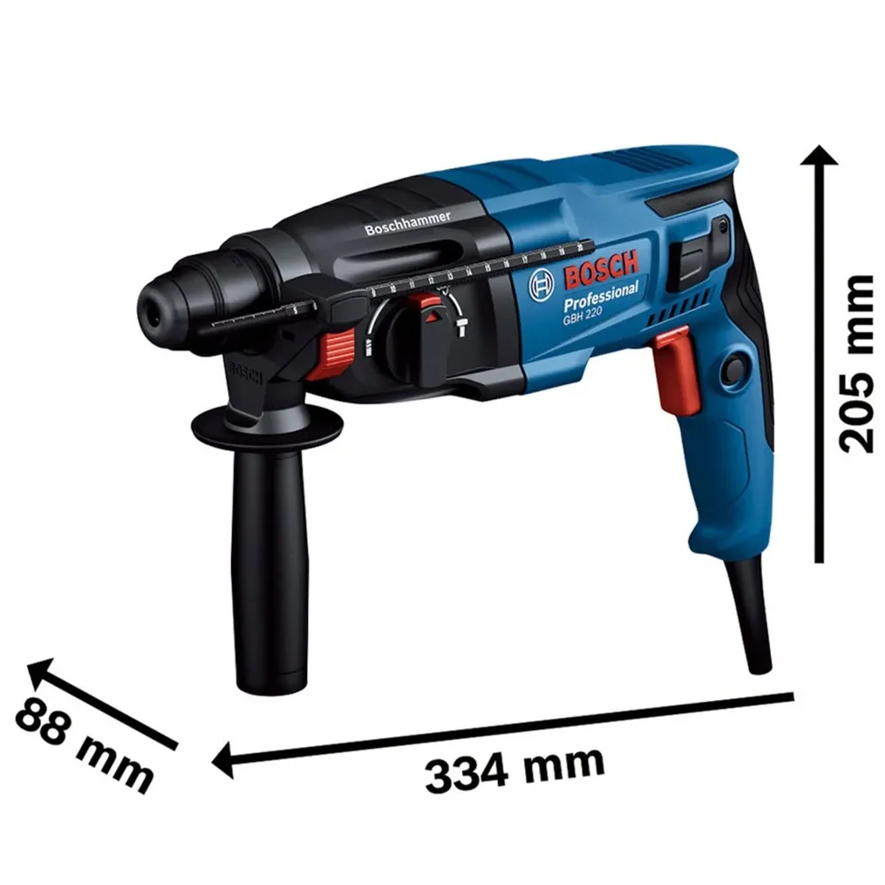 Martelete Perfurador Rompedor 720W GBH 220 – Bosch-06112A60D0