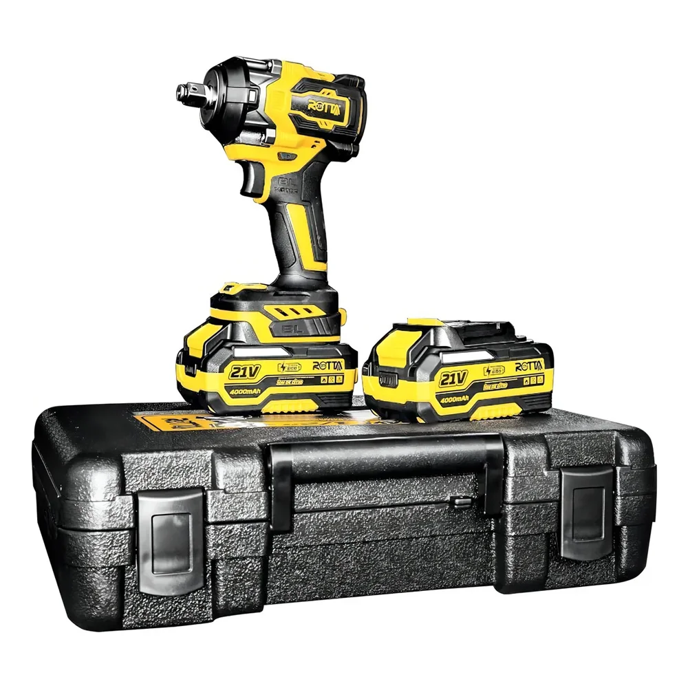 Mini Chave de Impacto 1/2" 550NM Bateria 21V Brushless 4.0AH - Rotta-376