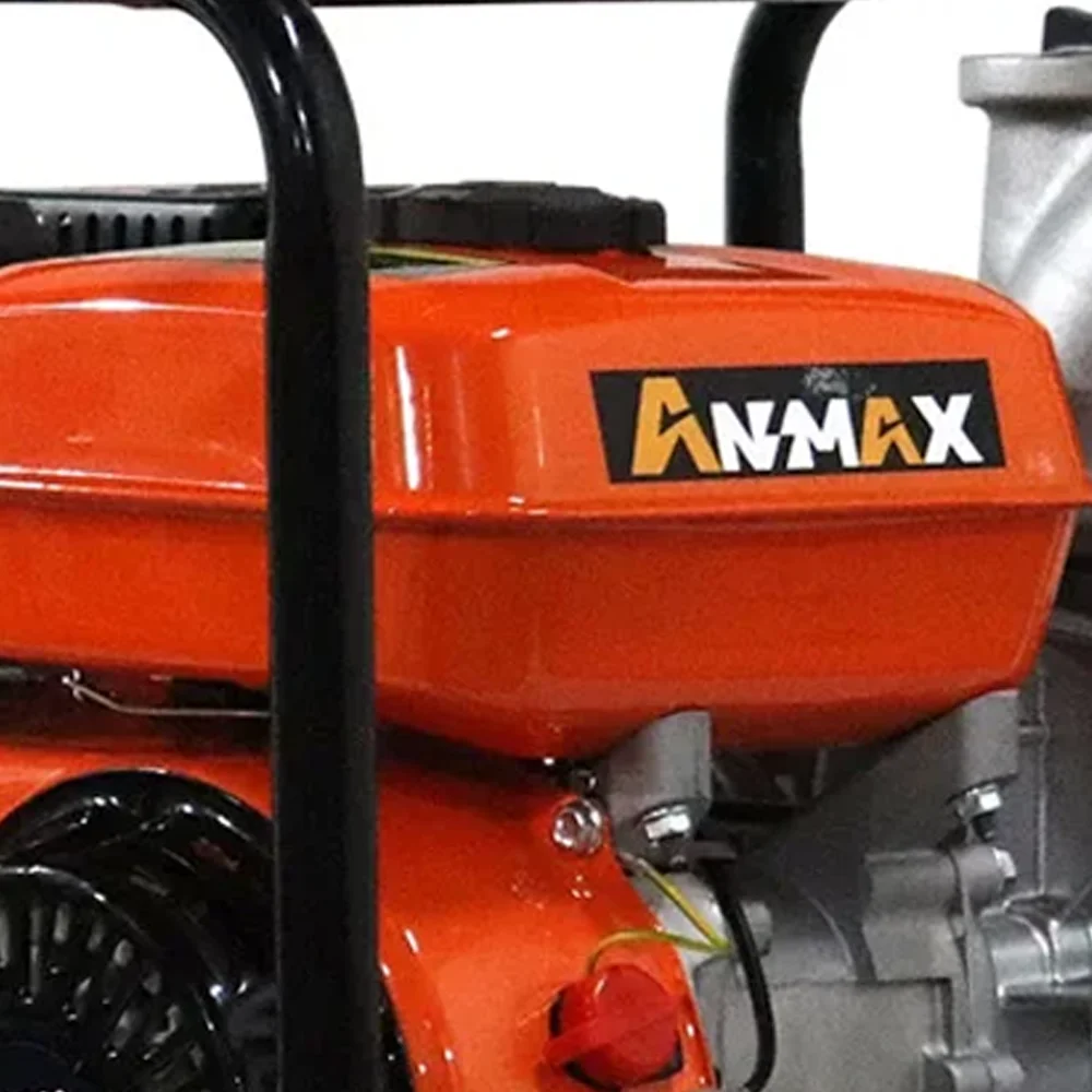 Motobomba Gasolina 6,5HP 196cc 3x3 Pol. Auto Escorvante Partida Manual - ANMAX-043930
