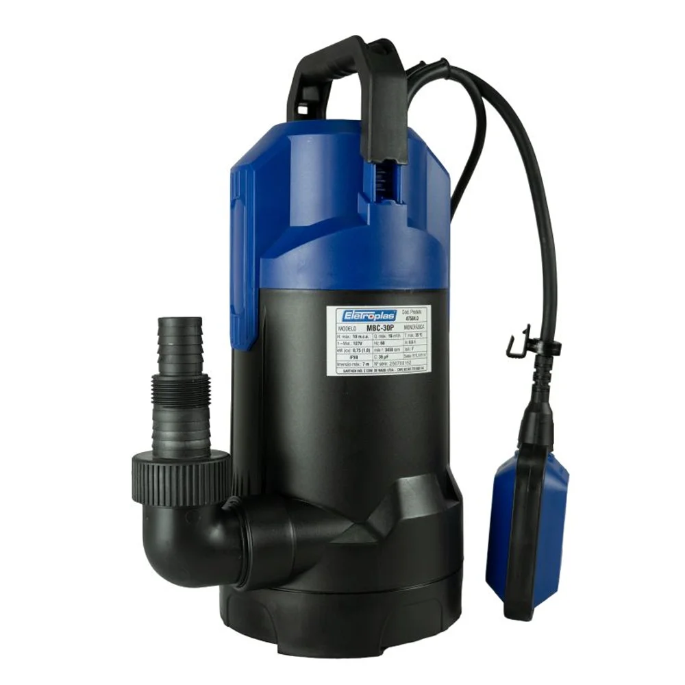 Motobomba Submersível Água Limpa e Turva 1 CV – Motomil-MBC-30P