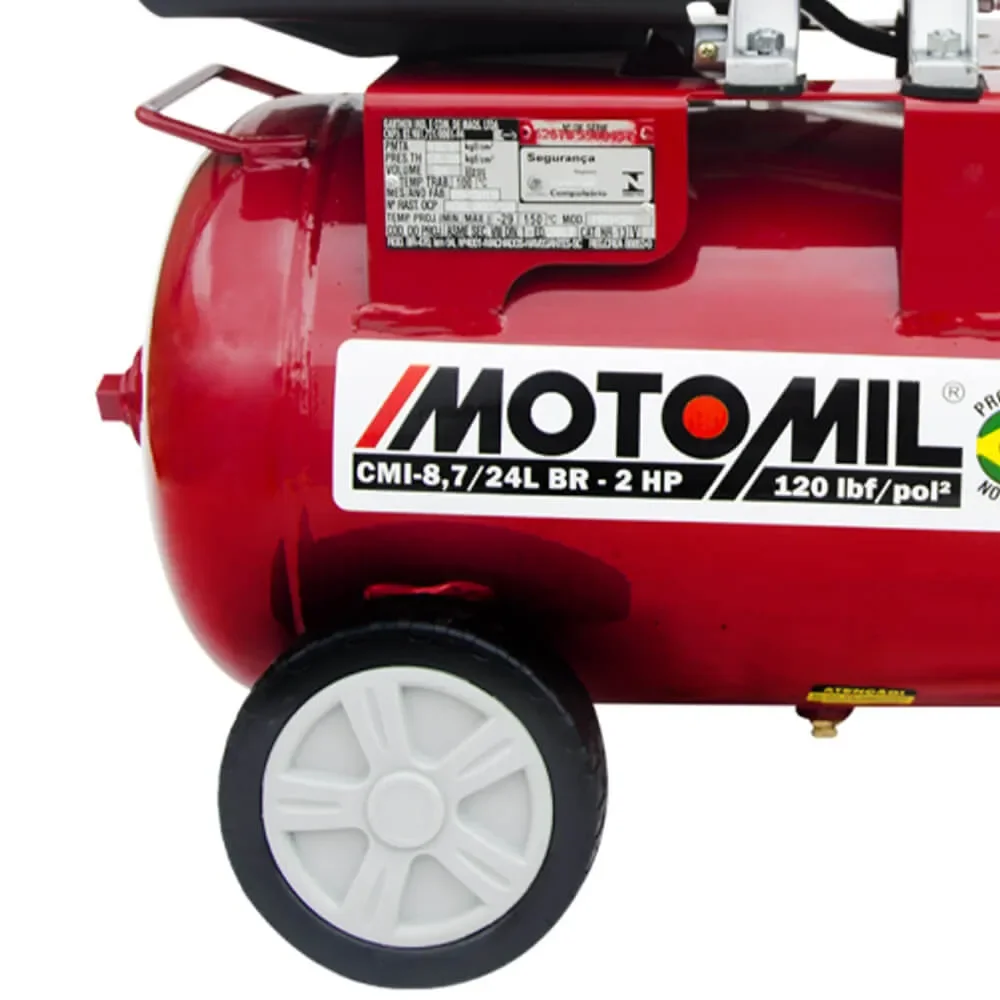 Motocompressor 24L 2,0HP CMI-8,7/24L – Motomil-00037811.9
