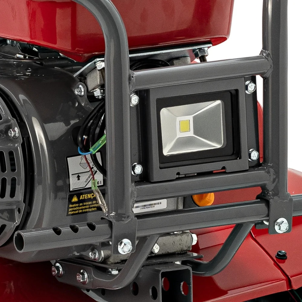 Motocultivador Gasolina BTTG-7.5HP Branco com Roçadeira Frontal Completo