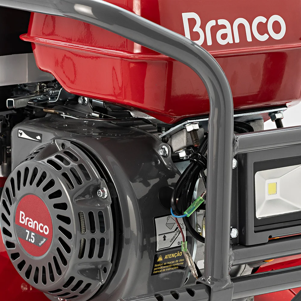 Motocultivador Tratorito a Gasolina 7,5HP BTTG-7.5 800 - Branco-90319003