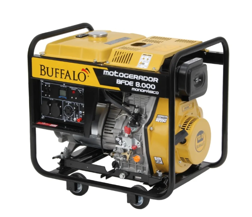 Motogerador a Diesel 6,5kW Partida Elétrica/Manual – Buffalo-71331