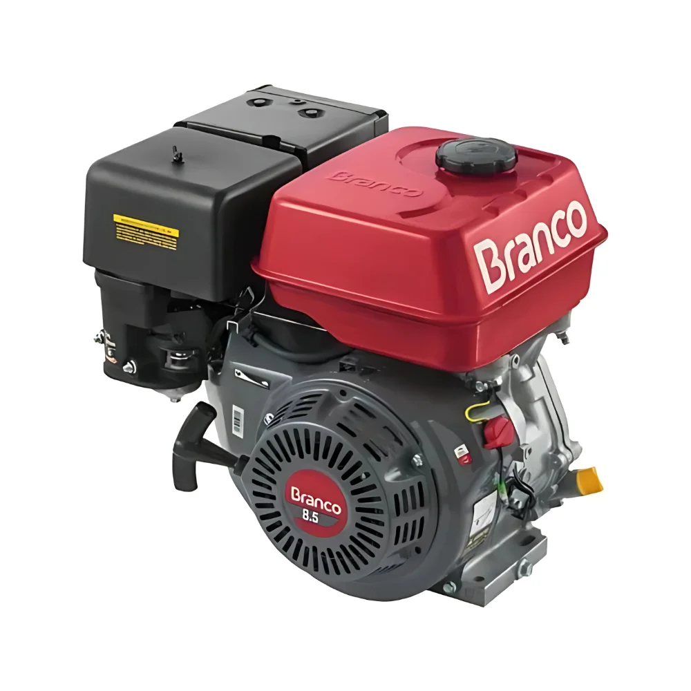 Motor 8.5HP a Gasolina Refrigerado a Ar 4 Tempos - Branco-B4T-8.5