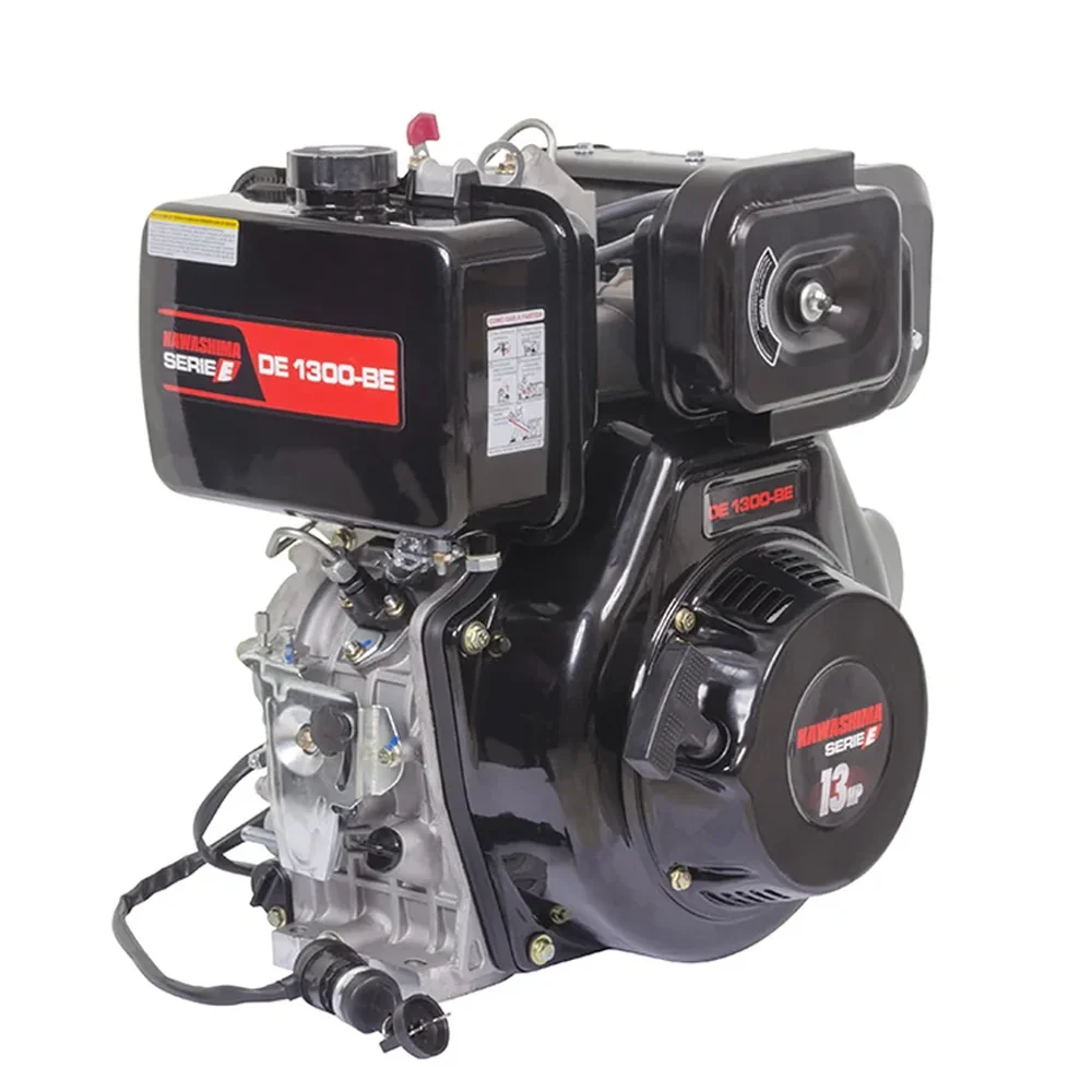 Motor a Diesel 13 HP 4 Tempos Partida Elétrico DE 1300-BE – Kawashima-6570080