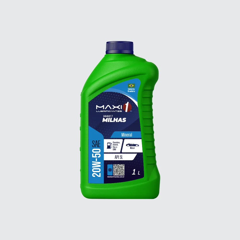 Óleo Lubrificante Mineral 20W50 1L – Maxi-3703