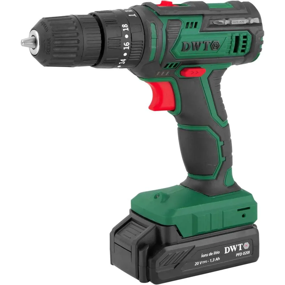 Parafusadeira/Furadeira de Impacto 20V com 2 Baterias - PFD020I - DWT