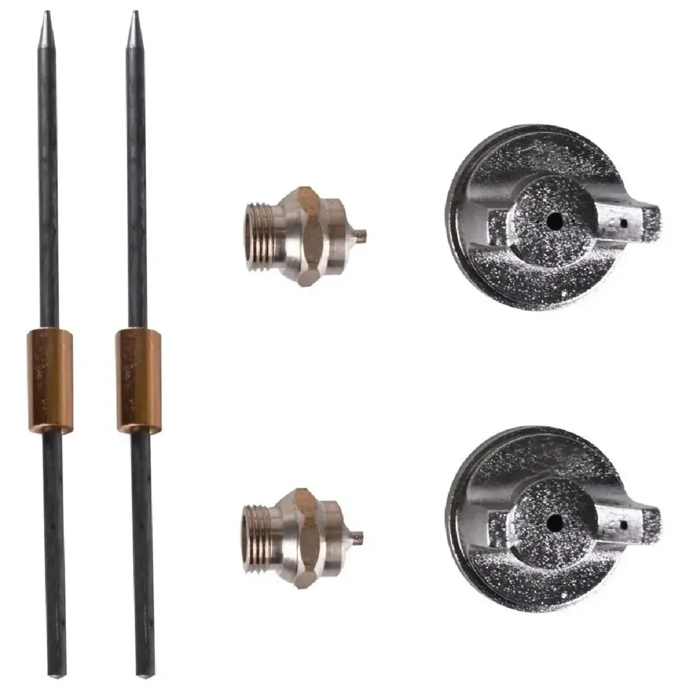 Pistola de Pintura, Tanque Alto, Bicos 1,2-1,5-1,8mm, Rosca - Stels-5731455