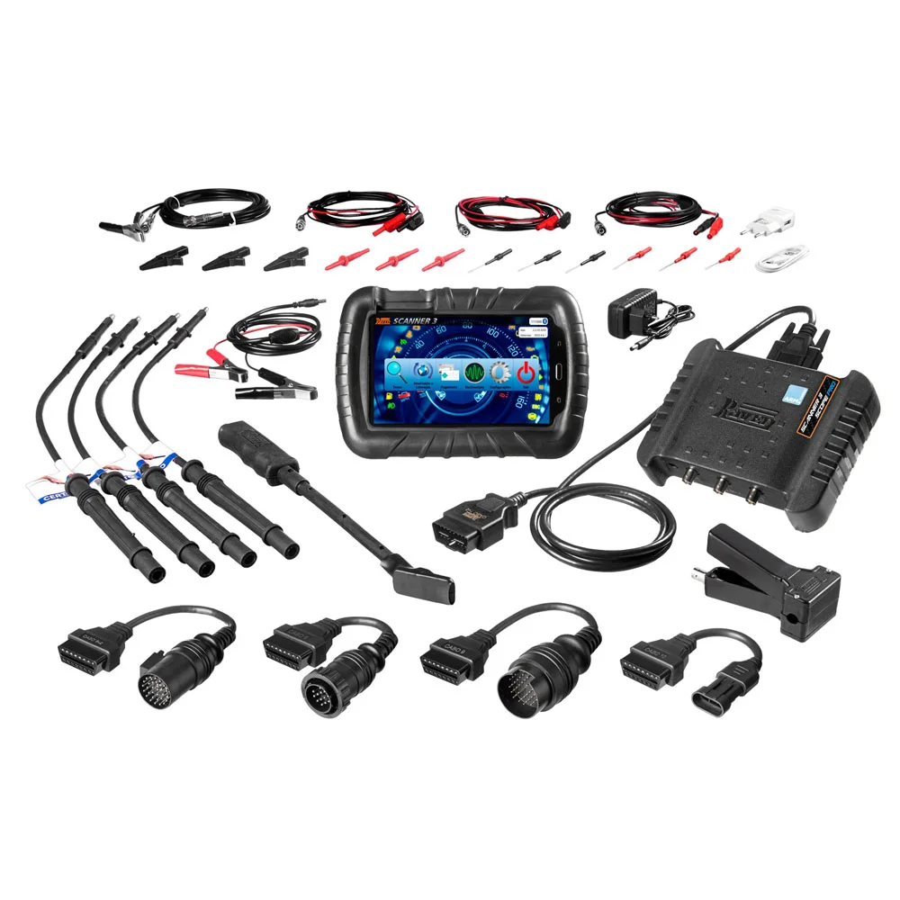 Scanner 3 Scope Pro com Tablet e Acessórios, Diesel Leve - RAVEN-108930