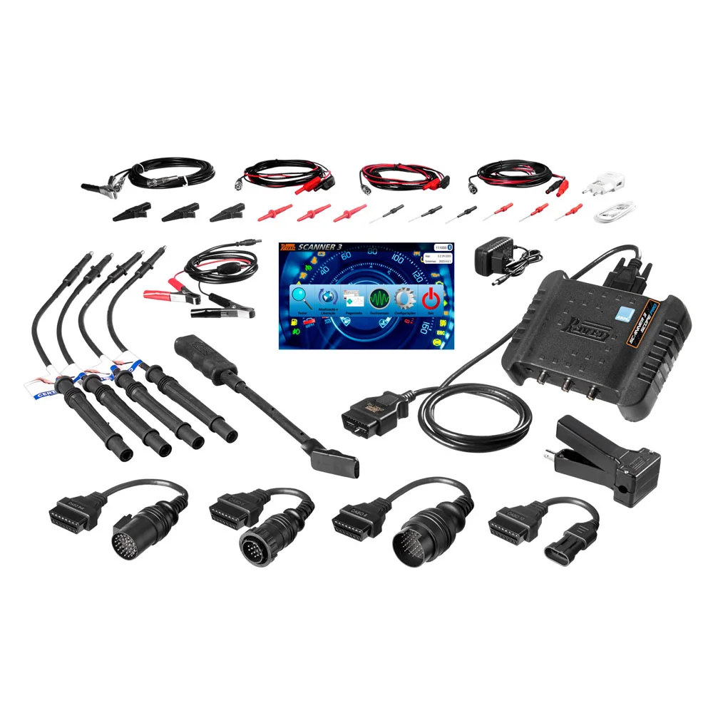 Scanner 3 Scope Pro sem Tablet com Conjunto Kit Diesel Leve e Maleta - RAVEN-108931