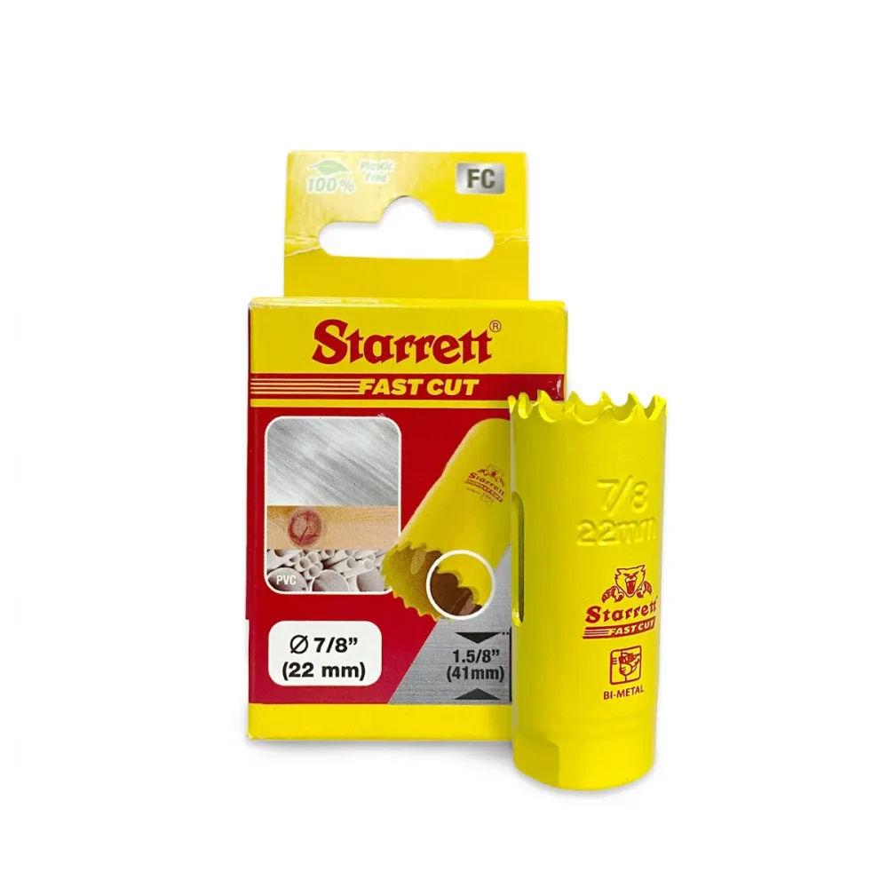 Serra Copo Bi-Metal 22mm Fast Cut – Starrett-FCH0078-G