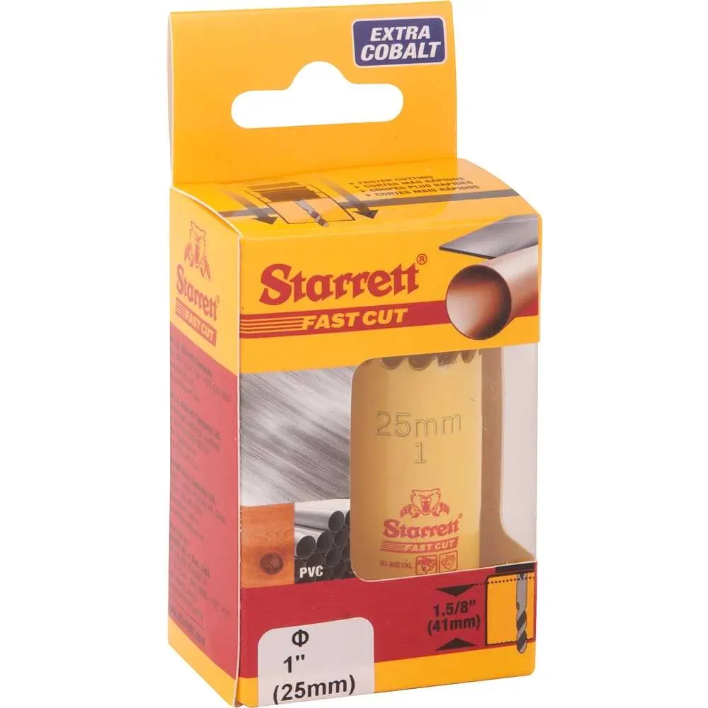 Serra Copo Bi-Metal 25mm Fast Cut – Starrett-FCH0100-G
