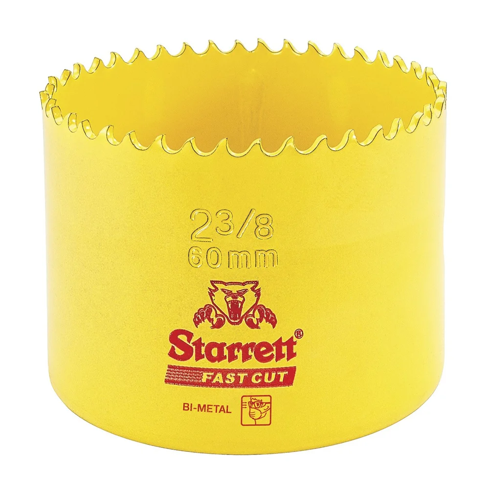 Serra Copo Fast Cut 60 mm (2 3/8 pol) – Starrett-FCH0238-G