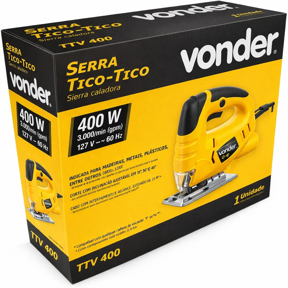Serra Tico-Tico 400W 127V – Vonder-60.01.400.127