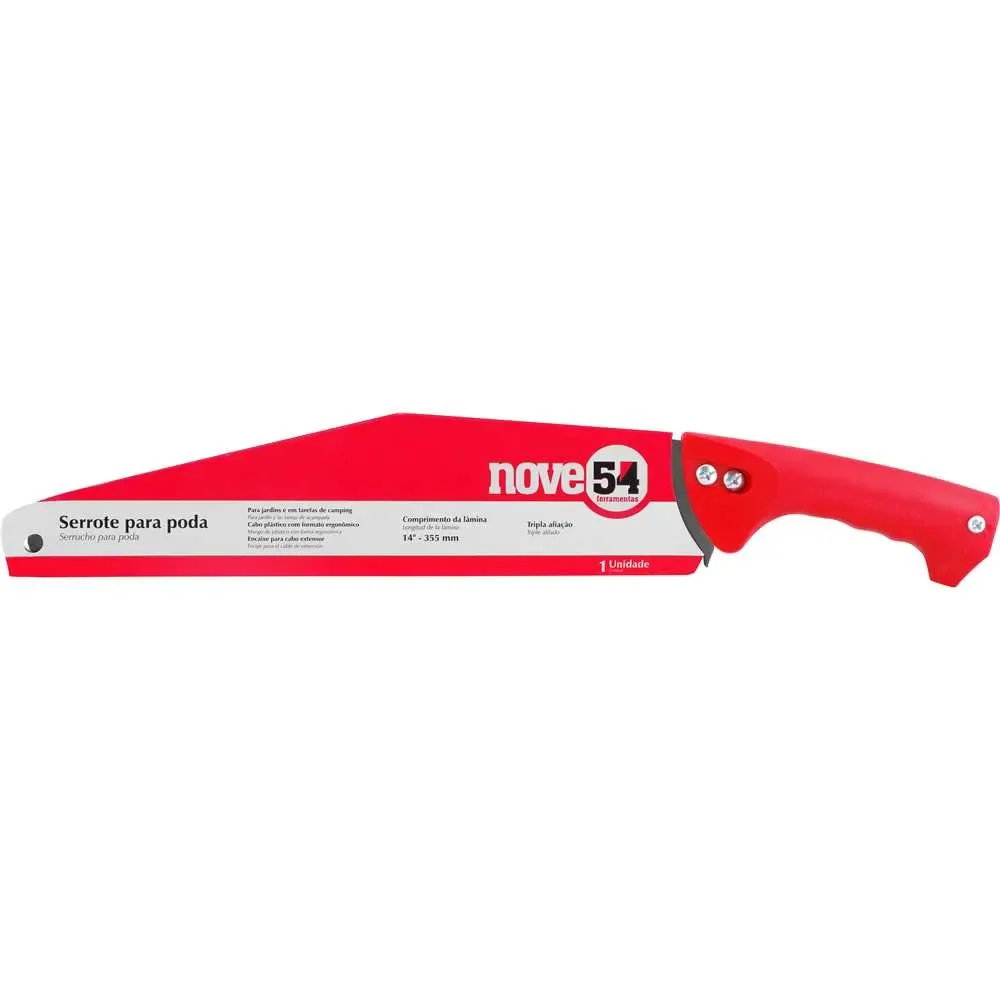 Serrote Curvo de Poda 355 mm Cabo de Plástico – NOVE54–3591000355