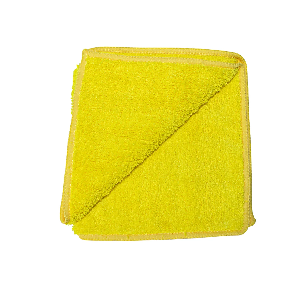 Toalha de Microfibra Amarela 30 x 30 cm para Polimento 350 GSM – Rotta-25232