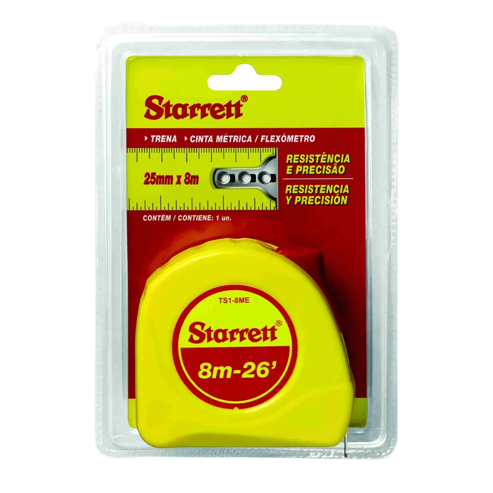 Trena de Bolso 8 Metros – Starrett-DTS1-8ME