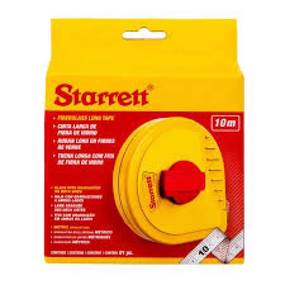 Trena Longa Fibra de Vidro 10m Caixa Fechada – Starrett-KTS638-10M