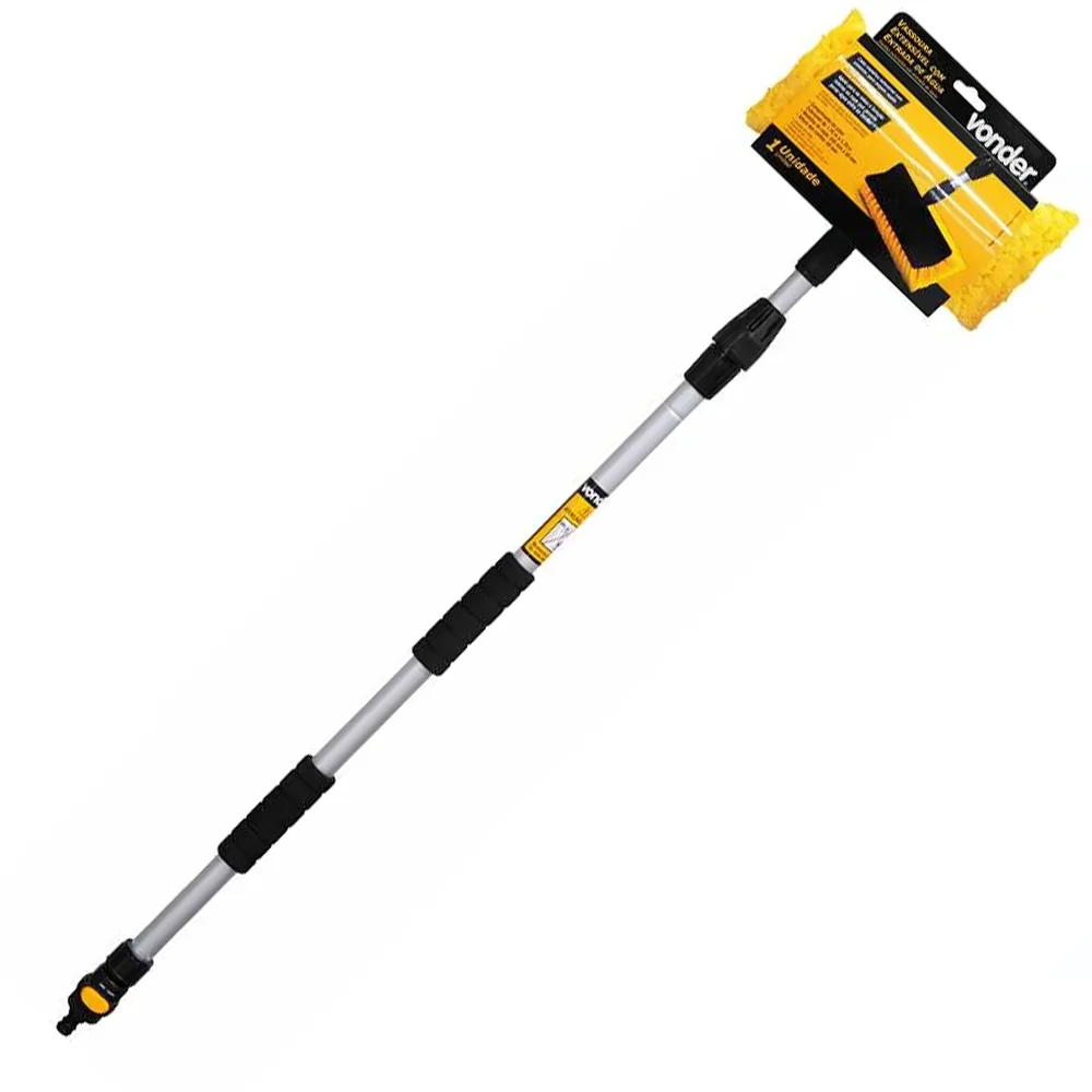 Vassoura Extensível com Entrada de Água 1,1 m a 1,7 m – Vonder–63.64.012.190