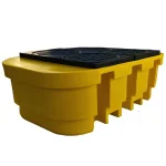 Bacia Pallet de Contenção 4 Tambor 1000 Litros com Tampa Removível