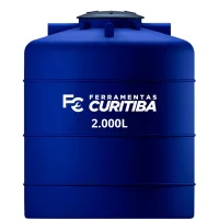Tanque de Polietileno Azul com Tampa - 2.000 L