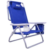 Cadeira de Praia Reclinável com Bolsa Térmica 136kg - Kala-499684