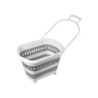 Cesto com Rodas Dobrável Multiuso 38L - Kala