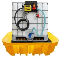 Kit Abastecimento Diesel 12 V + Bacia de Contenção 4 Tambores – 1000 L - Vilubri