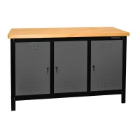 Bancada Fechada 1,50m Dark - Presto-91522