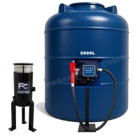 Bomba De Abastecimento De Diesel 12v Com Tanque 5.000l e Filtro Foguetinho Desidratador