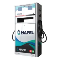 Bomba Industrial Eletrônica para Combustível Dupla 2 Bicos 4 Displays e 2 Fluídos B-I222 - Mapel