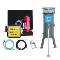 Kit Para Abastecimento De Óleo Diesel, 12V, Com Medidor, 4M De Mangueira E Bico, Vazão 40 L/Min com Filtro Foguetinho - Vilubri 1115