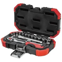 Jogo De Soquete Sextavado Enc. 1/4 4 A 13mm Com 16 Peças - Gedore Red - 3300050