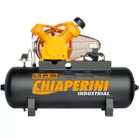 Compressor de ar 25 PCM 250 Litros 175PSI Industrial Sem Motor - Chiaperini-CJ25APV250L-SM
