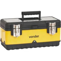 Caixa para Ferramentas Plástica/Metálica 38 cm x 16 cm x 18 cm – Vonder-61.05.380.000