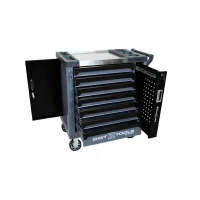 Carrinho de Ferramentas em Aço com 7 Gavetas Preto- SigmaTools-1205100623