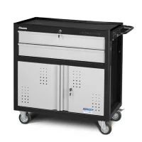 Carrinho de Ferramentas Fechado com 2 Gavetas e Porta - Marcon-CR-14B
