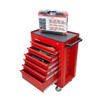 Carrinho de Ferramentas Fechado 6 Gavetas com 220 Ferramentas - GEDORE RED-R21560101