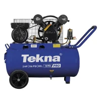 Compressor de ar 10Pcm 2HP 8Bar 80 Litros - Tekna-1011102