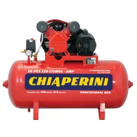 Compressor de Ar 10 Pcm 2Hp 110L 140Lbs 127/220V Mono Red Profissional - Chiaperini-19195