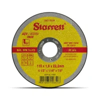 Disco de Corte Inox 4.1/2" x 1.6mm x 7/8" – Starrett-DAC115-24