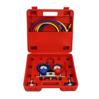 EQUIPAMENTO DE AJUSTE DE PRESSAO DO AR CONDICIONADO - MANIFOLD-GAS-134 - PLANATC