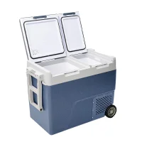 Geladeira Portátil Caminhão 60L Bivolt Azul - Rotta376 - B60