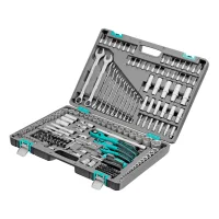 Jogo de Ferramentas Encaixe 3/8pol, 1/2pol e 1/4pol, CRV, S2, Maleta Plastic - Stels-14115455