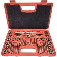 Jogo De Macho E Tarraxa Com 40 Peças Na Maleta - Vip Industrial